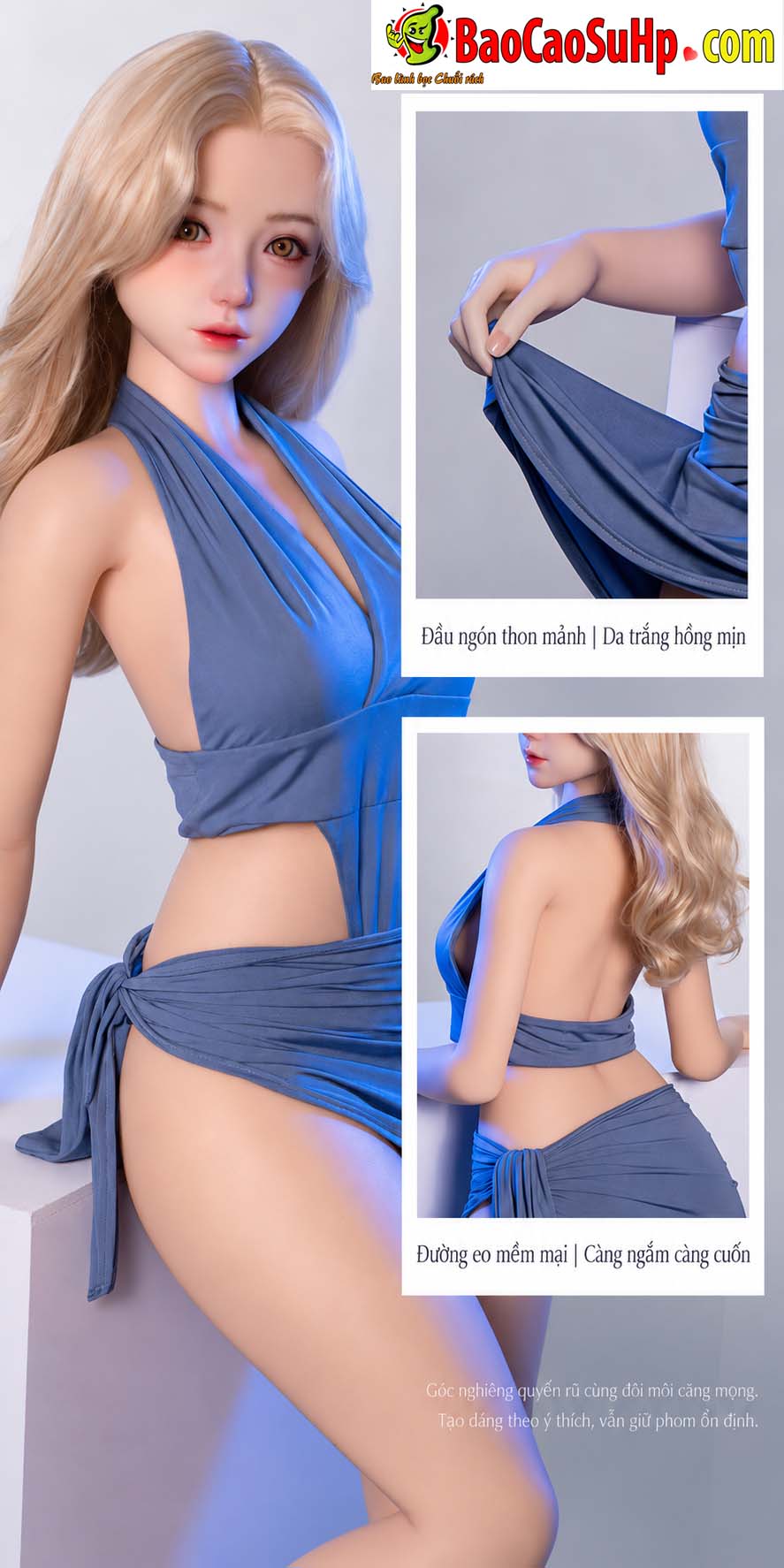 Các góc chụp chi tiết phần tóc và trang phục