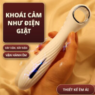 Chày rung điện Mizzzee Lighting White BOOMEAN rung sốc điện