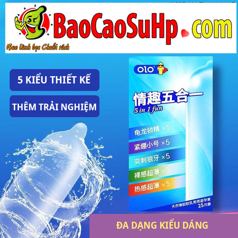 Thông điệp bộ sưu tập OLO với năm kiểu thiết kế