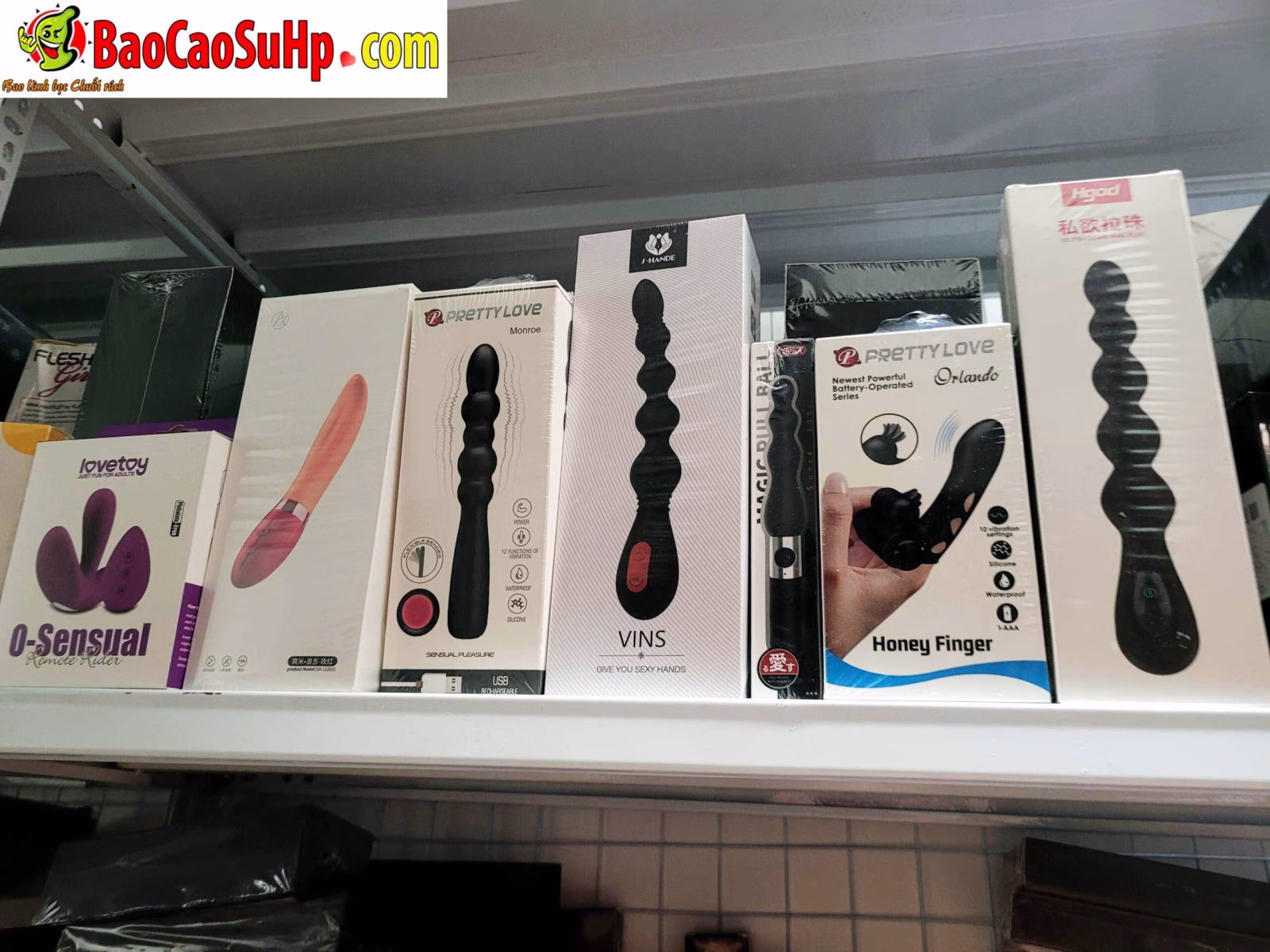 Kệ trưng bày sản phẩm tại BaoCaoSuHP
