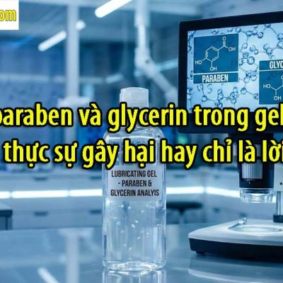 Chất paraben và glycerin trong gel bôi trơn: có thực sự gây hại hay chỉ là lời đồn?