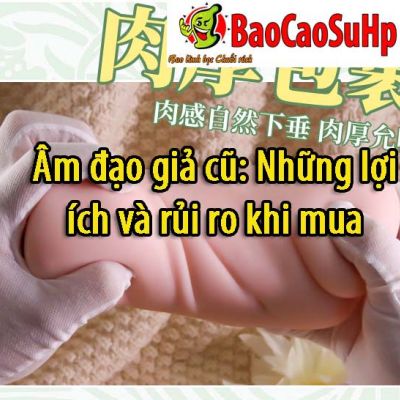 Âm đạo giả cũ: Những lợi ích và rủi ro khi mua