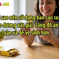 Tại sao nên sử dụng bao cao su cho dương vật giả? Tăng độ an toàn và dễ vệ sinh hơn.