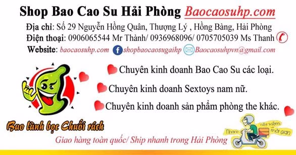 Hình giới thiệu Shop Bao Cao Su Hải Phòng BaoCaoSuHP