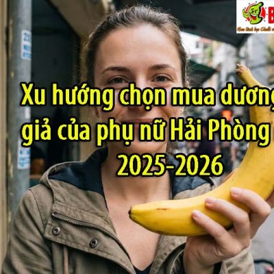 Xu hướng chọn mua dương vật giả của phụ nữ Hải Phòng năm 2025-2026