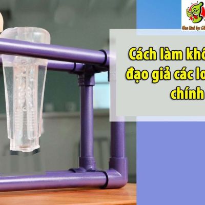 Cách làm khô lõi của âm đạo giả các loại một cách chính xác!